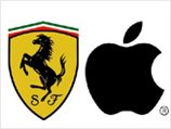 - Apple     Ferrari